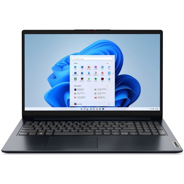 Lenovo IdeaPad 1 15.6" FHD Laptop | AMD Ryzen 3 7320U | 4GB RAM | 128GB SSD | Windows 11 Home