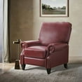 thumbnail image 1 of Braxton Bonded Leather Pushback Recliner, 1 of 12