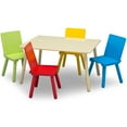 thumbnail image 4 of Delta Children Kids' Table and Chair Set (4 Chairs Included), Assorted Colors, 4 of 8