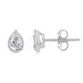 thumbnail image 1 of Lab Created Fancy Cut Diamond Stud Earrings in 14K Gold, 1 of 6