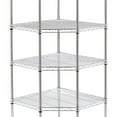 thumbnail image 6 of Seville Classics NSF Heavy-Duty Steel 6 Level Corner Shelf, 28" L x 28" W x 75.5" H, 6 of 8