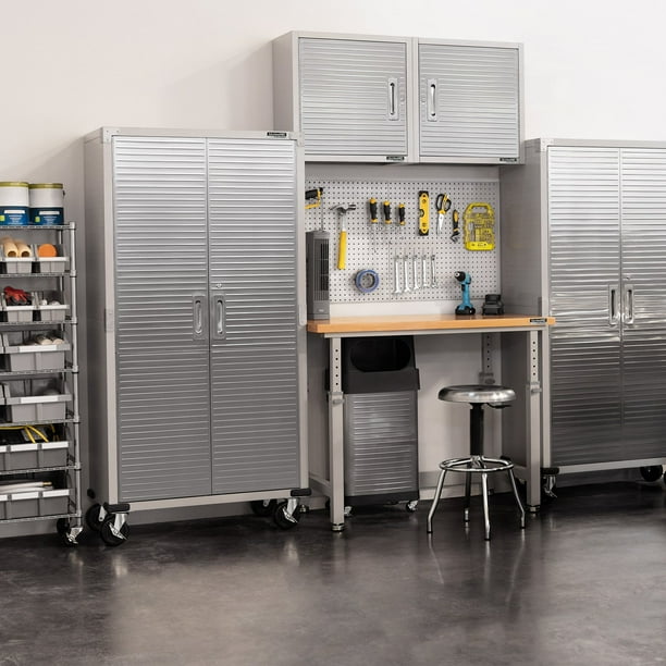 Seville Classics UltraHD Stainless Steel Trash Can, 17 Gal