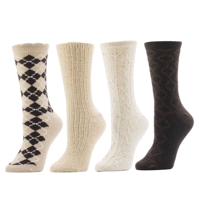Cuddl Duds 4pk Cozy Boot Sock