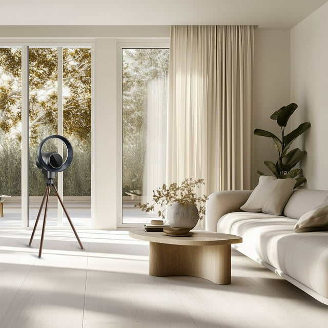 Altitude PureAir Tripod Fan & Purifier with HEPA Filter, Air Quality Sensor, Remote & Halo Lighting