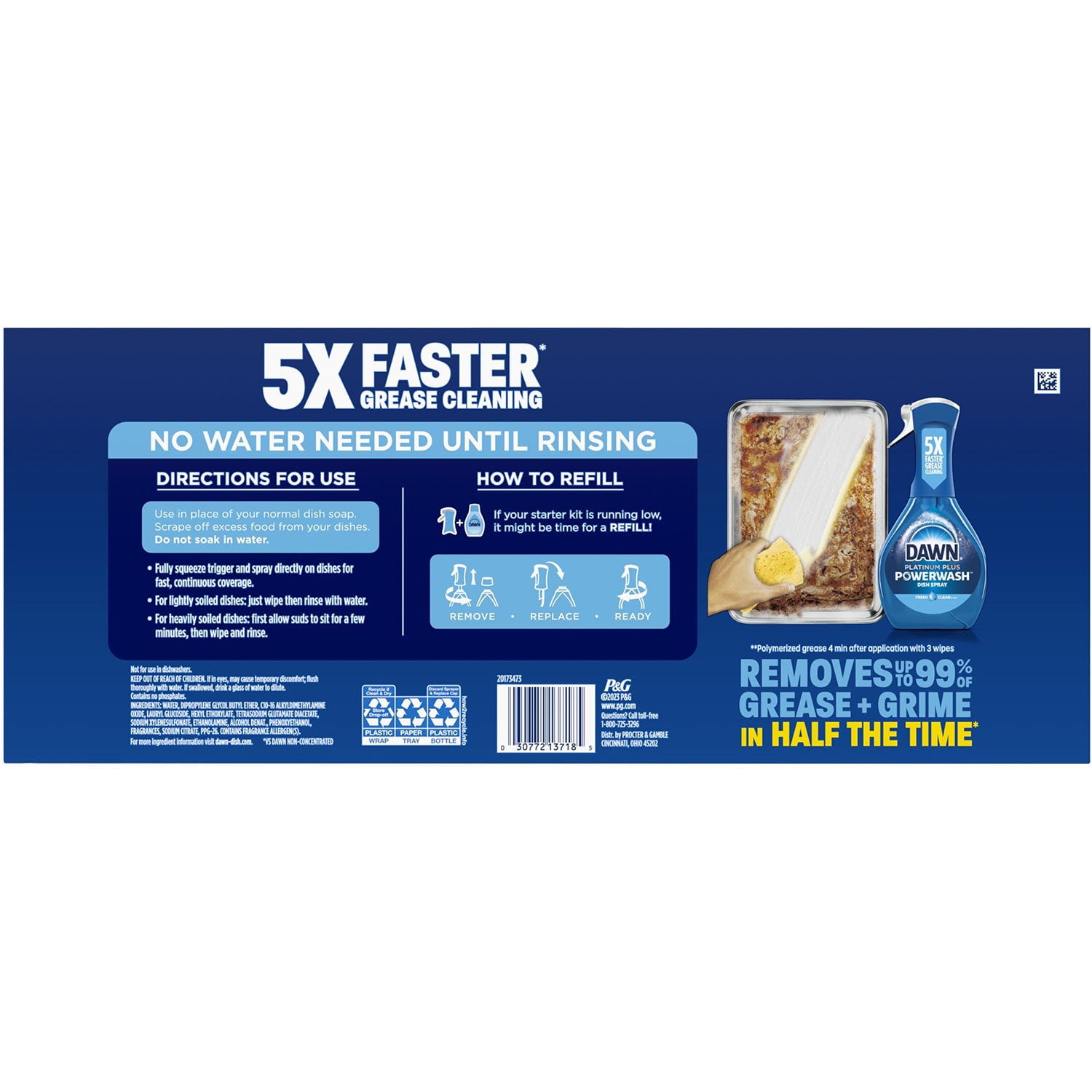 Dawn Platinum Plus Powerwash Dish Spray Bottle Set