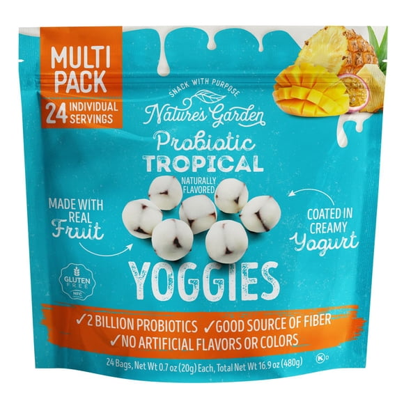 Nature's Garden Probiotic Tropical Yoggies 0.7 oz., 24 pk.