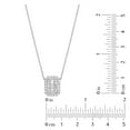 thumbnail image 6 of 0.70 C.T. TW Baguette and Round Cut Halo Diamond Pendant in 14K Gold, 6 of 6