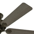 thumbnail image 4 of Hunter 52 inch Swanson Matte Black Ceiling Fan with LED Light Kit and Pull Chain, 4 of 10