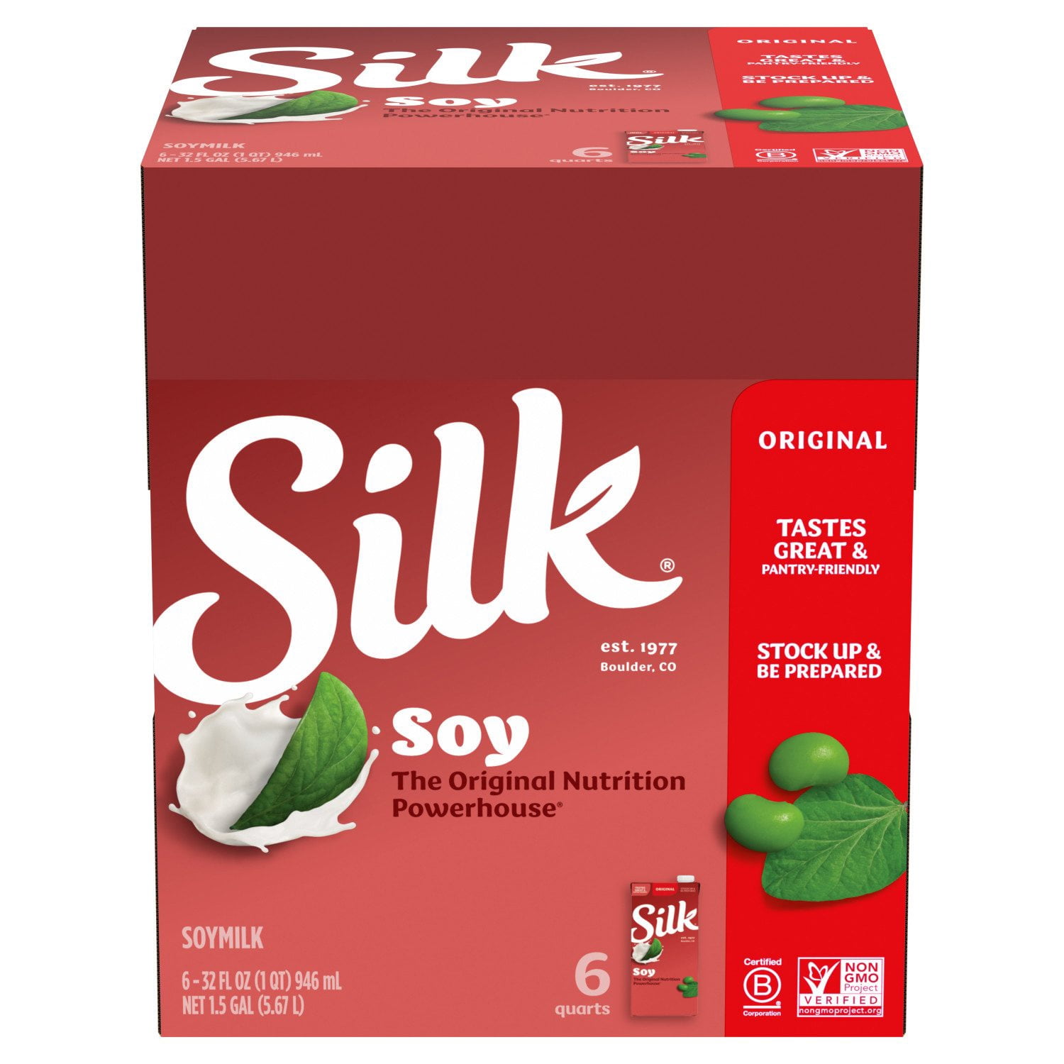 Silk ASEP Soy Original Milk, 32 fl. oz., 6 pk. - Samsclub.com