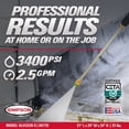 thumbnail image 2 of Aluminum ALH3228(-S) 49-State 3400 PSI at 2.5 GPM HONDA® GX200 with CAT Triplex Plunger Pump Cold Water Professional Gas Pressure Washer, 2 of 10