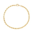 thumbnail image 1 of Solid Glitter Rope Chain Bracelet in 14K Gold, 1 of 7