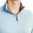 thumbnail image 4 of Lands' End Men's Rib Quarter Zip Pullover, 4 of 5