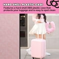 thumbnail image 4 of Hello Kitty 21" Rolling Luggage, Hardshell Carry On Suitcase with Spinner Wheels, Assorted Colors, 4 of 7