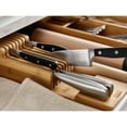 thumbnail image 3 of Joseph Joseph DrawerStore Bamboo 2-tier Knife Organizer, 3 of 5