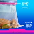 thumbnail image 4 of Ziploc Storage Quart Bags with New Stay Open Design, 216 ct., 4 of 7