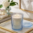 thumbnail image 2 of Member's Mark 3-Wick Ribbed Glass Candle, 28 oz., 2 of 4