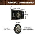 thumbnail image 2 of Barrington Palmer Dartboard Cabinet With LED Lights, 2 of 7