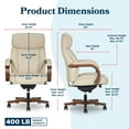 thumbnail image 2 of La-Z-Boy Merrick Big & Tall Executive Office Chair, 2 of 10