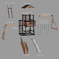 thumbnail image 15 of Backyard Discovery Oceanview II Cedar Wood Swing Set, 15 of 15