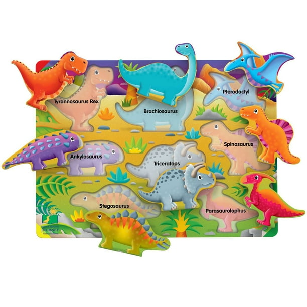Lift & Learn Puzzles: ABCs and Dinosaurs, 34 Piece - Samsclub.com