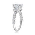 thumbnail image 2 of Lab Created 3.50 CT.T.W. Oval Cut Diamond Ring in 14K White Gold, 2 of 5