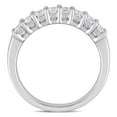 thumbnail image 5 of 0.95 CT. T.W. Emerald-Cut Diamond Semi-Eternity Ring in 14k Gold, 5 of 7