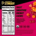 thumbnail image 2 of Honey Stinger Organic Energy Chew, Fruit Smoothie, Caffeine Free Healthy Fruit Snack, 1.8 oz., 12 pk., 2 of 6