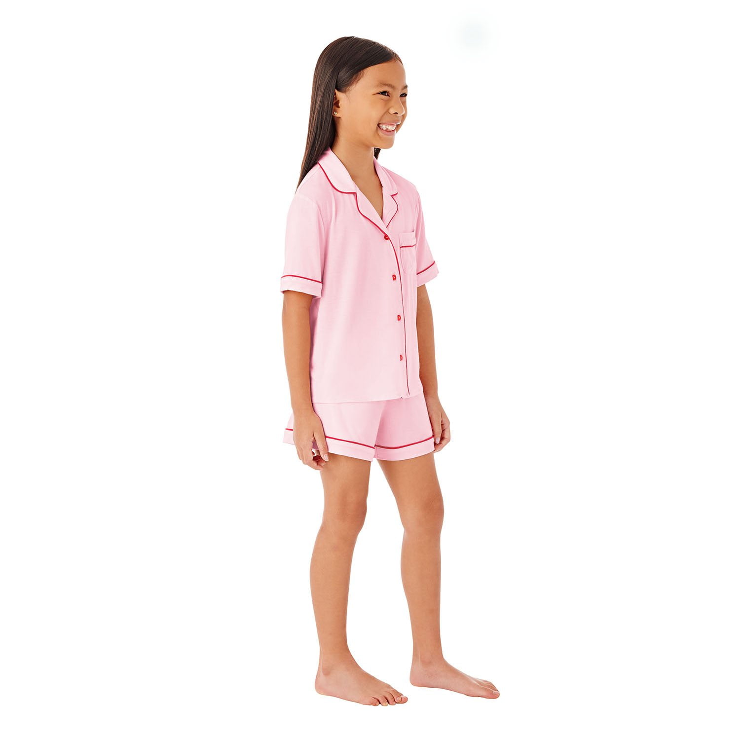 Member's Mark Girl's Valentines Notch Collar Pajama Set - Samsclub.com