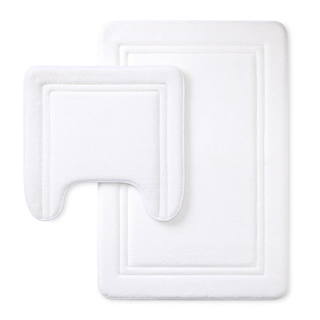 Member's Mark Quick-Dry Memory Foam Bath Mat Contour Set, Assorted Colors