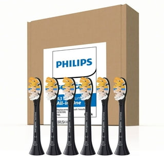 Philips Sonicare Premium All-in-One Replacement Toothbrush Heads, Black, 6 ct.