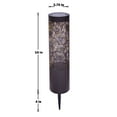 thumbnail image 5 of Deck Impressions Peony Solar 12 Lumen Metal Path Lights, 4-Pack, 5 of 5