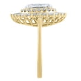 thumbnail image 4 of 3.46 CT.T.W. Oval Baguette & Round Cut Lab Created Diamond Ring in 14K Gold, 4 of 10