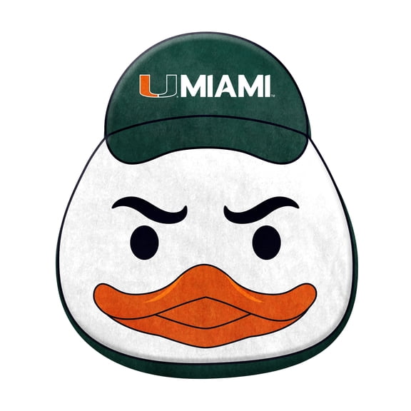 Logo Brands Miami Hurricanes Puff Pillow