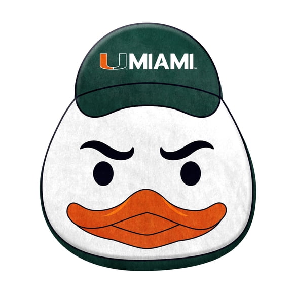 Logo Brands Miami Hurricanes Puff Pillow