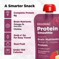 thumbnail image 4 of Brainiac Protein Smoothie, Strawberry & Banana, 4 oz., 20 ct., 4 of 7