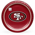 thumbnail image 1 of NFL Round Paper Plates, 10", 85 ct., Choose Your Team, 1 of 8