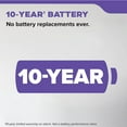 thumbnail image 2 of Kidde 10-Year Battery Smoke & Carbon Monoxide Detector with LED Warning Lights, 2 of 13