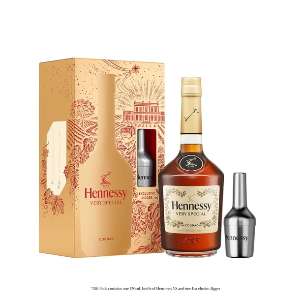 【2本セット】Hennessy ベリースペシャル　希少箱40° 700ml K Hennessy Very Special Cognac Gift Pack with Shaker, 750 ml