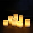 thumbnail interactive-video image 1 of Member's Mark Flameless LED Wax Candles, Set of 7, 1 of 5