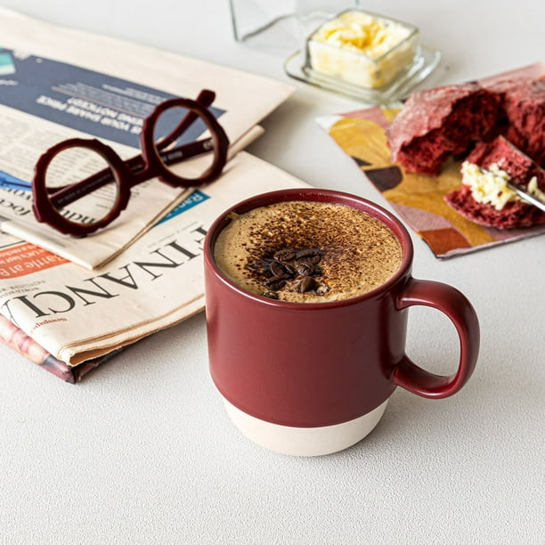 Over and Back 5-Piece Color-Glazed Stackable Mug Set with Rack -  Samsclub.com