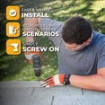 thumbnail image 8 of Total Gutter Guard Stainless Steel Micro-Mesh Gutter Guard Kit. Fits 6 IN. or 7 IN. gutters, 8 of 9