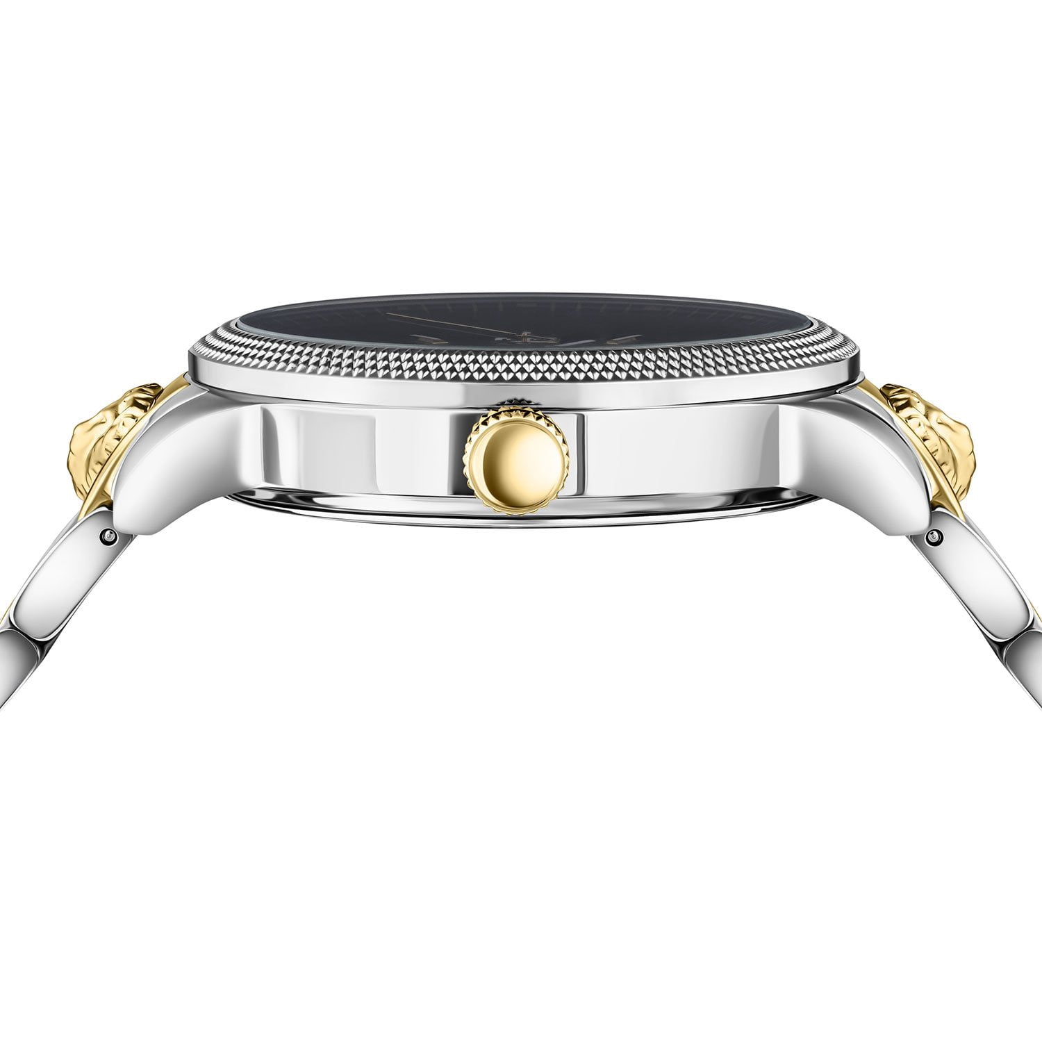 Versus Versace Silver and Gold Accent Watch Versus Versace Mens Colonne Chrono Watches | MadaLuxe Time  main image 3