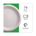 thumbnail image 4 of Eco-Products Renewable and Compostable Sugarcane Plates, 9" (500 ct.), 4 of 7