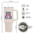 thumbnail image 3 of Logo Brands Arizona Wildcats 40 oz. Stainless Steel Tumbler Set, 3 of 6