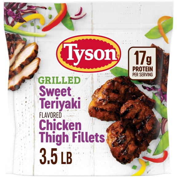 Tyson Grilled Sweet Teriyaki Flavored Chicken Fillets, Frozen, 3.5 lbs.
