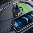 thumbnail image 4 of Tech Squared 65W Car Charger with Retractable Cable and Power Output Display, 4 of 6