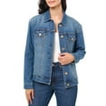 thumbnail image 2 of Seven7 Women's Denim Trucker Jacket, 2 of 8