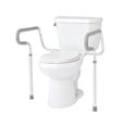 thumbnail image 1 of Medline Toilet Safety Rail, Adjustable Height 26" to 31", 300 lb Capacity, 1 of 4