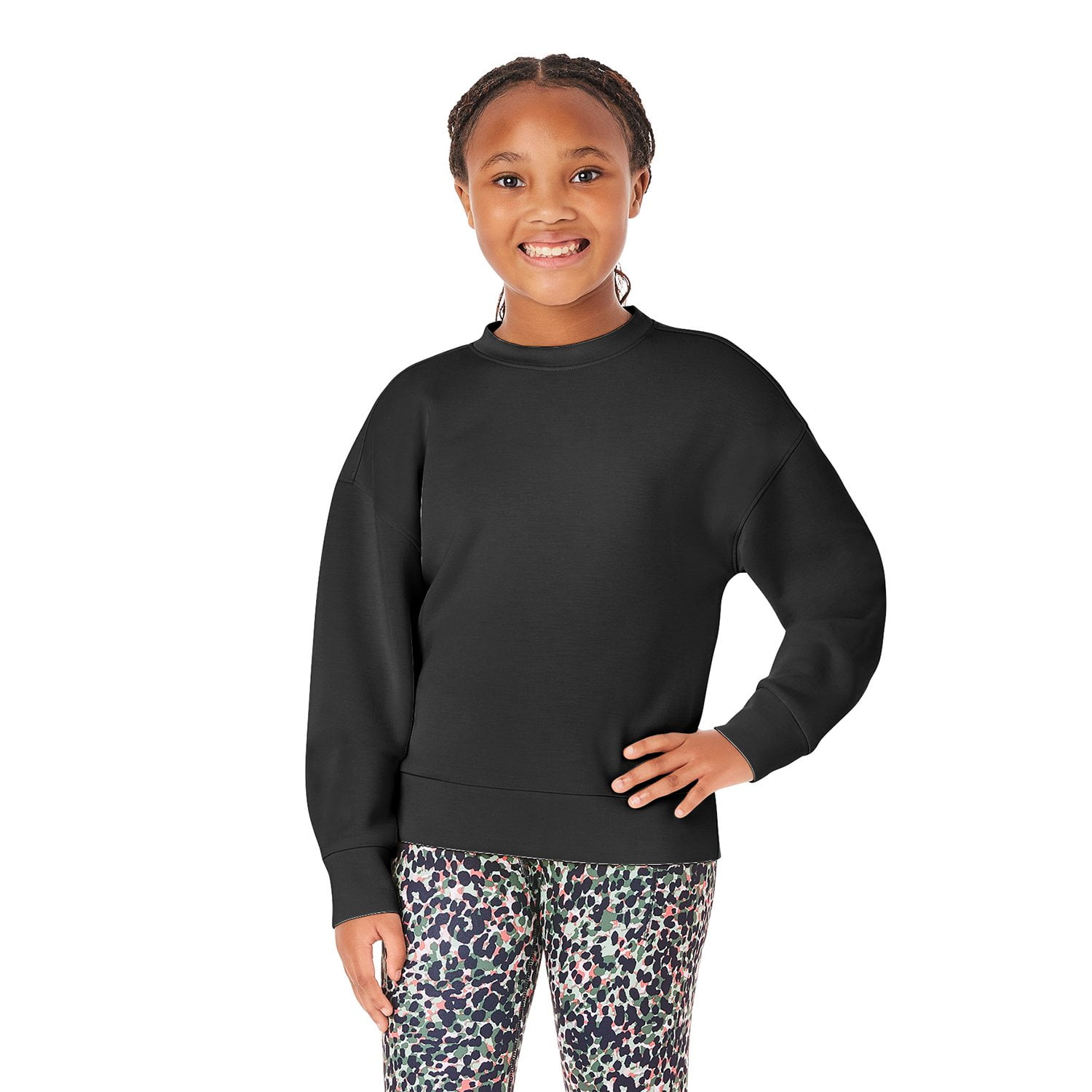 アンリアン raglan sweat pullover black 田中亜希子