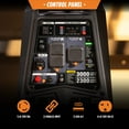 thumbnail image 6 of 3000/2300-Watt Genmax Gas-Powered Portable Inverter With CO Sensor + Telescopic Handle, 6 of 8